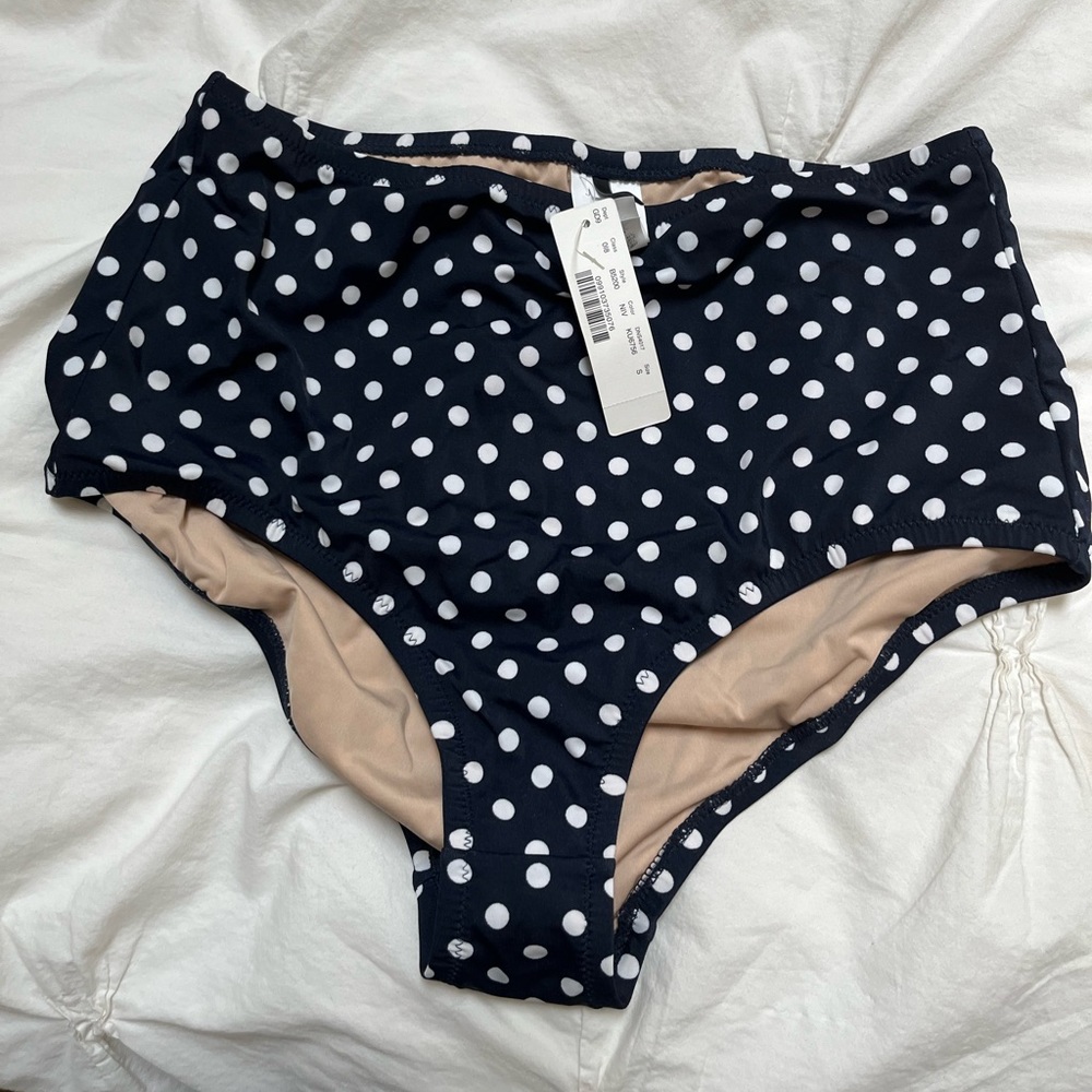 JCrew NWT high waisted swim bottom size small